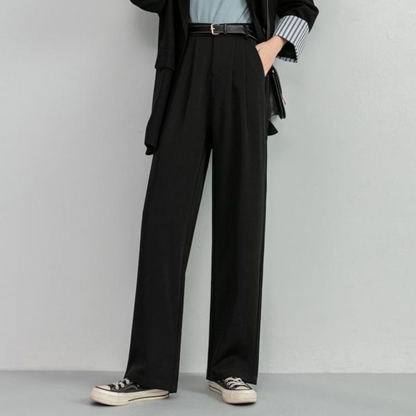 ly autumn breathable solid high waist casual pants wide leg soft suit comfortable gifts for women women's & capris, Black;white
ly autumn breathable solid high waist casual pants wide leg soft suit comfortable gifts for women women's & capris, Black;white