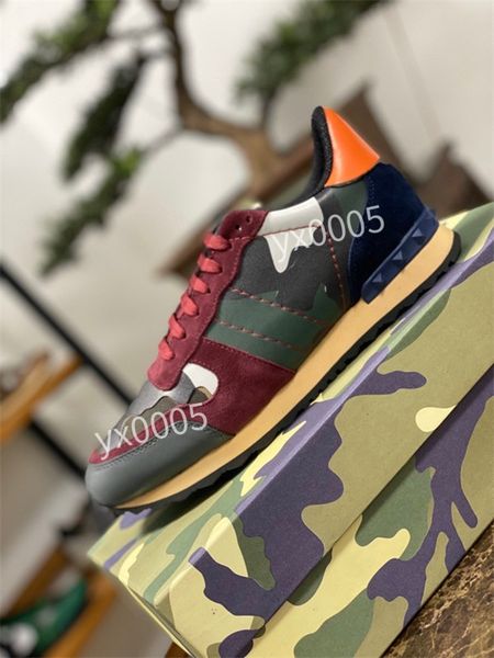 valentin men women casual shoes designer red bottom studded spikes fashion insider sneakers black red white leather low-shoes