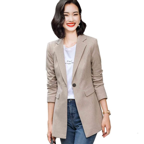 women's suits & blazers apricot gray brown plaid blazer women spring autumn single button s-5xl coat jacket for ladies ofvu, White;black
women's suits & blazers apricot gray brown plaid blazer women spring autumn single button s-5xl coat jacket for ladies ofvu, White;black