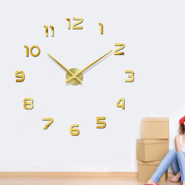 big size golden diy wall clock frameless large digital self-adhesive apartment decorations room decor clocks w
big size golden diy wall clock frameless large digital self-adhesive apartment decorations room decor clocks w
