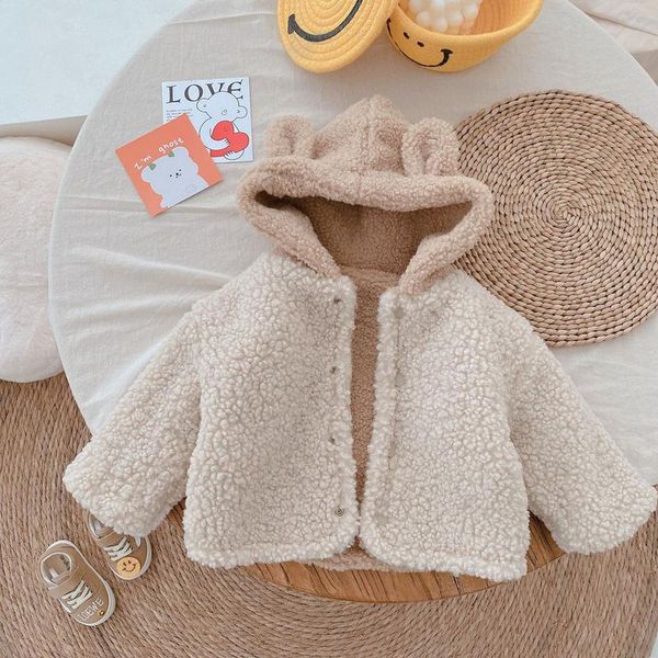jackets baby's padded coat late autumn and winter plush bear hooded double-sided clothes for boys girls baby cute clothing, Blue;gray
jackets baby's padded coat late autumn and winter plush bear hooded double-sided clothes for boys girls baby cute clothing, Blue;gray