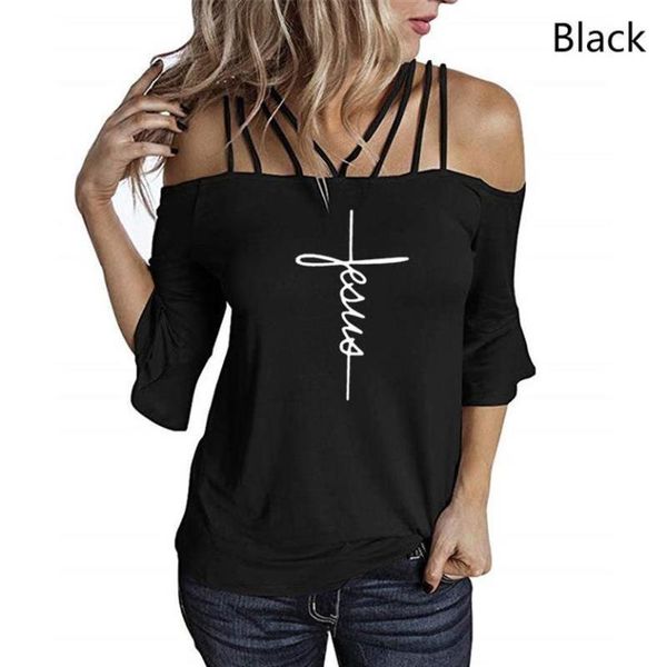 jesus cross print vrouwen t-shirt christian harajuku geloof liefde hoop grafische tees vrouwelijke off shoulder slings tee women's, White
jesus cross print vrouwen t-shirt christian harajuku geloof liefde hoop grafische tees vrouwelijke off shoulder slings tee women's, White