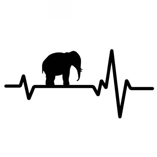 car stickers heartbeat elephant creative decoration car stickers decals creative waterproof black/white,17cm*8cm
car stickers heartbeat elephant creative decoration car stickers decals creative waterproof black/white,17cm*8cm