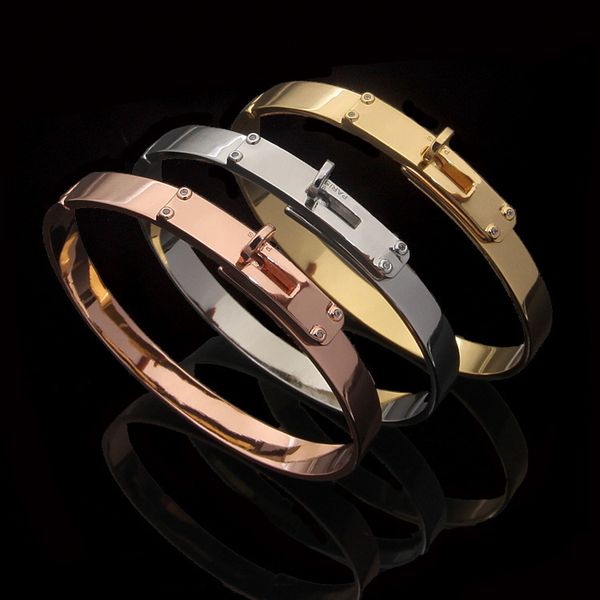 asian gold jewelry h letter rotary buckle four diamond bracelet women kelly smooth bracelet, White
asian gold jewelry h letter rotary buckle four diamond bracelet women kelly smooth bracelet, White