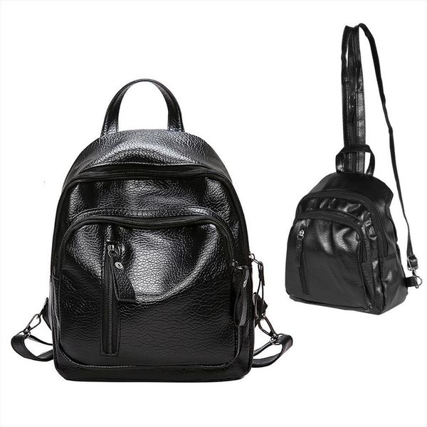 womens backpack pu leather travel shoulder bag girl multifunctional small school for women black
womens backpack pu leather travel shoulder bag girl multifunctional small school for women black