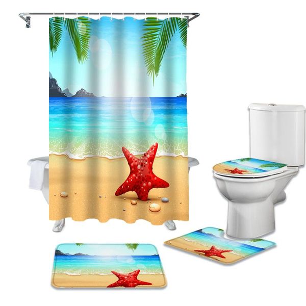 shower curtains ocean beach starfish green plants curtain sets non-slip rugs toilet lid cover and bath mat waterproof bathroom
shower curtains ocean beach starfish green plants curtain sets non-slip rugs toilet lid cover and bath mat waterproof bathroom