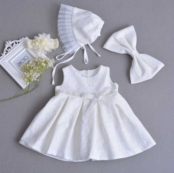 3pieces set baby girl summer lace dress + hat hairband christening baptism clothes sets born birthday wedding party dresses girl's, Red;yellow
3pieces set baby girl summer lace dress + hat hairband christening baptism clothes sets born birthday wedding party dresses girl's, Red;yellow