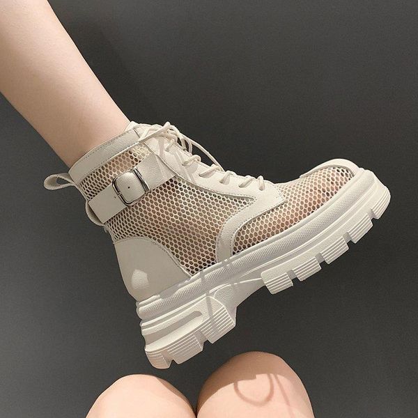 boots 2021 mesh short women's summer net yarn breathable two-colored hollow cool tide, Black
boots 2021 mesh short women's summer net yarn breathable two-colored hollow cool tide, Black
