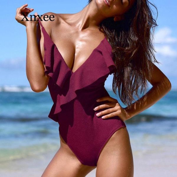 women's jumpsuits & rompers one-piece swimwear strap solid color ruffle 1 piece swimsuit women swim wear beach costume, Black;white
women's jumpsuits & rompers one-piece swimwear strap solid color ruffle 1 piece swimsuit women swim wear beach costume, Black;white