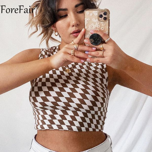 o neck green sleeveless summer crop printed basic brown women y2k tank 2021 fashion casual vintage, Black;white
o neck green sleeveless summer crop printed basic brown women y2k tank 2021 fashion casual vintage, Black;white