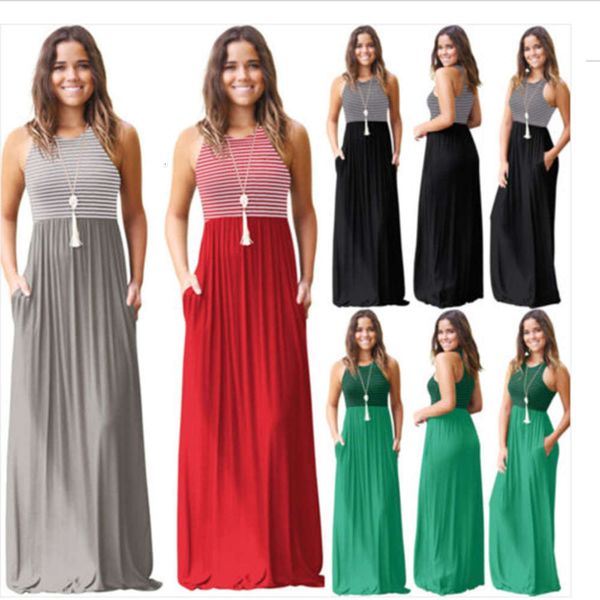 casual dresses dress women clothes summer round neck slim sleeveless drawstring long hmtx, Black;gray
casual dresses dress women clothes summer round neck slim sleeveless drawstring long hmtx, Black;gray