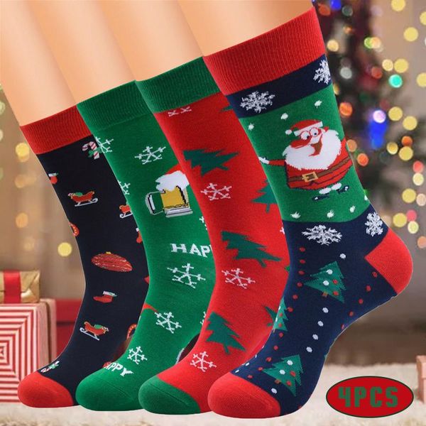 sports socks 4 pairs woman christmas funny xmas santa claus tree snowflake elk snow cotton tube crew happy sock men year, Black
sports socks 4 pairs woman christmas funny xmas santa claus tree snowflake elk snow cotton tube crew happy sock men year, Black