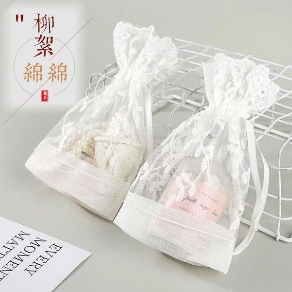 gift wrap creative white willow leaf lace jewelry gifts bags storage drawstring bundle pocket wedding and party candy bag favor
gift wrap creative white willow leaf lace jewelry gifts bags storage drawstring bundle pocket wedding and party candy bag favor