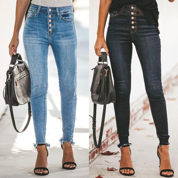 big size s-2xl skinny pencil jeans women button high waisted slim denim pants feminino pantalon vaquero mujer cintura alta women's, Blue
big size s-2xl skinny pencil jeans women button high waisted slim denim pants feminino pantalon vaquero mujer cintura alta women's, Blue