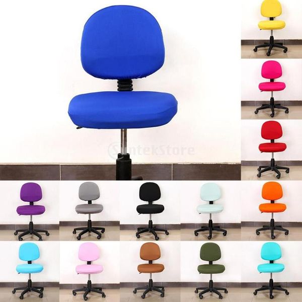 office computer chair cover universal rotate desk seat covers slipcovers home back 
office computer chair cover universal rotate desk seat covers slipcovers home back