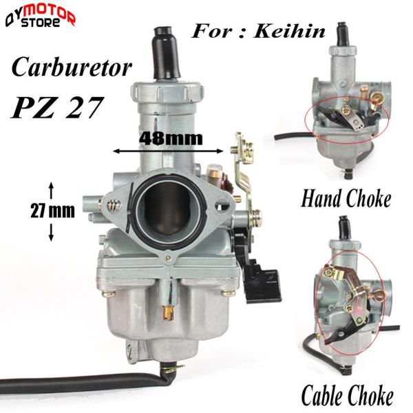 motorcycle fuel system high performance pz27 27mm carburetor carb pump accelerator carburettor cg xl 125 150 175 hand choke/cable choke
motorcycle fuel system high performance pz27 27mm carburetor carb pump accelerator carburettor cg xl 125 150 175 hand choke/cable choke