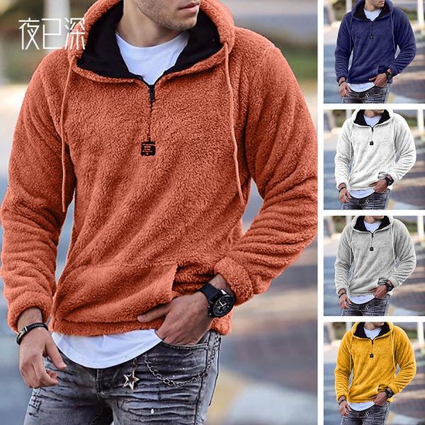 men's hoodies & sweatshirts autumn and winter models 2021 multicolor sweater loose trendy jacket stand-up collar hombres men, Black
men's hoodies & sweatshirts autumn and winter models 2021 multicolor sweater loose trendy jacket stand-up collar hombres men, Black