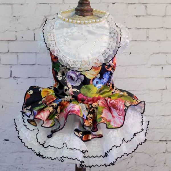 dog apparel flower pattern pearl puppy luxury dress vintage pet cat tutu lace skirt princess wedding party chihuahua clothes
dog apparel flower pattern pearl puppy luxury dress vintage pet cat tutu lace skirt princess wedding party chihuahua clothes
