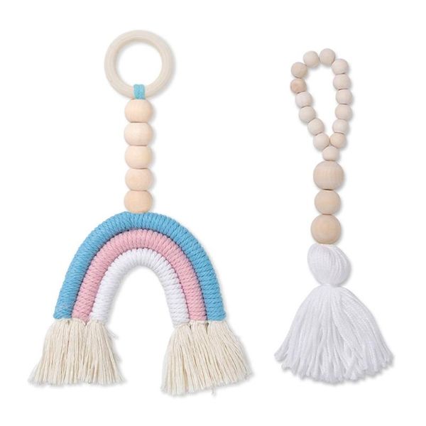 decorative objects & figurines 2pcs/set nordic hand-woven macrame rainbow tapestry wall hanging pendant decor
decorative objects & figurines 2pcs/set nordic hand-woven macrame rainbow tapestry wall hanging pendant decor
