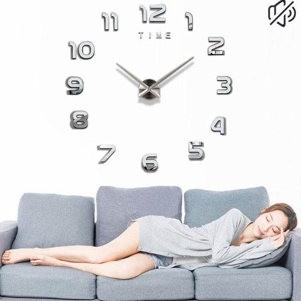 wall clocks large clock sticker acrylic silent digital big 3d diy modern design for living room home decor three colors
wall clocks large clock sticker acrylic silent digital big 3d diy modern design for living room home decor three colors