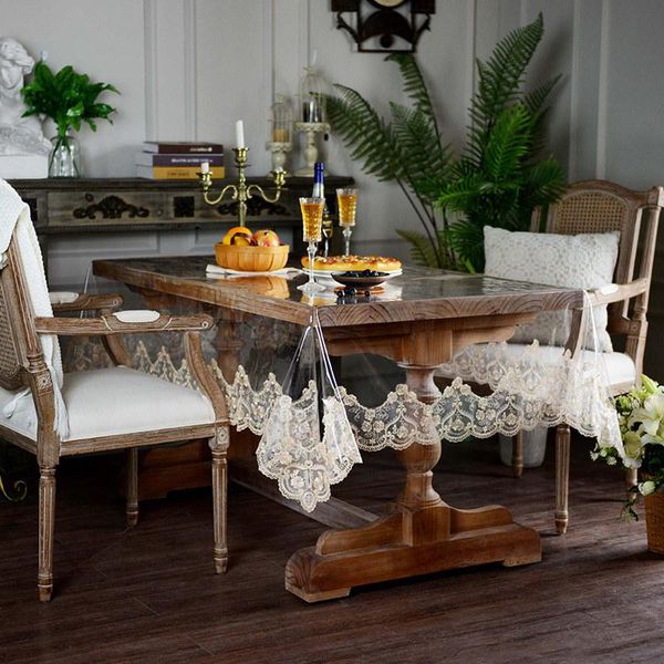 table cloth soft glass transparent dining rectangular tablecloth pvc waterproof birthday coffee cover party embroidery lace decoration
table cloth soft glass transparent dining rectangular tablecloth pvc waterproof birthday coffee cover party embroidery lace decoration