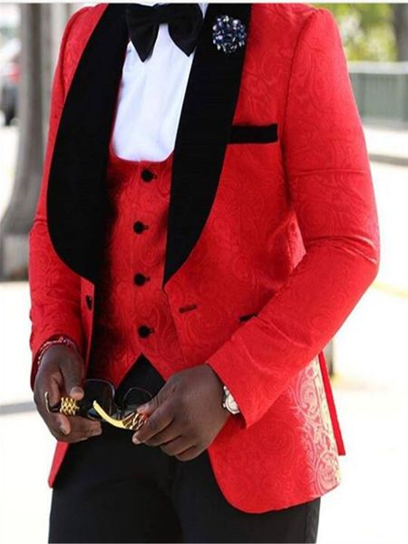 men's suits & blazers classic men's tux smolking groom thin suit and culine evening suits for men red jacket with black lappeaked, White;black
men's suits & blazers classic men's tux smolking groom thin suit and culine evening suits for men red jacket with black lappeaked, White;black