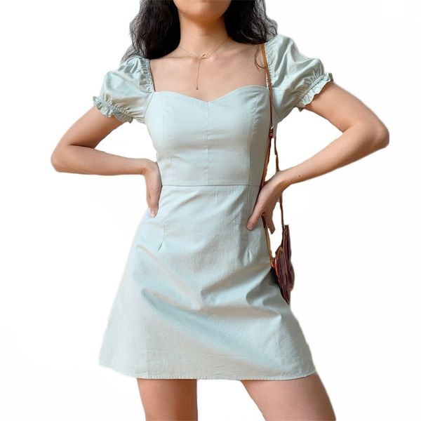 solid color dress women sweet elegant retro v-neck puff sleeves summer french style a-line slim dresses female lr1197 210531, Black;gray
solid color dress women sweet elegant retro v-neck puff sleeves summer french style a-line slim dresses female lr1197 210531, Black;gray