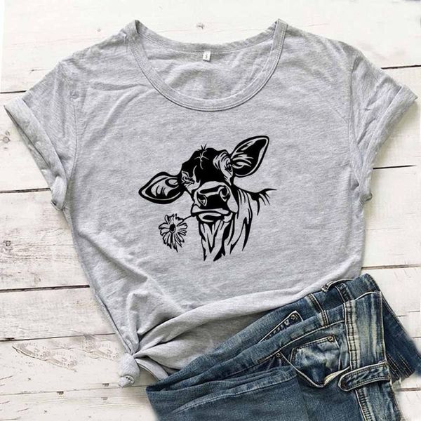 women's t-shirt cow flower graphic tees women summer short sleeve t shirt cotton tshirt black tee femme casual camisetas mujer, White
women's t-shirt cow flower graphic tees women summer short sleeve t shirt cotton tshirt black tee femme casual camisetas mujer, White