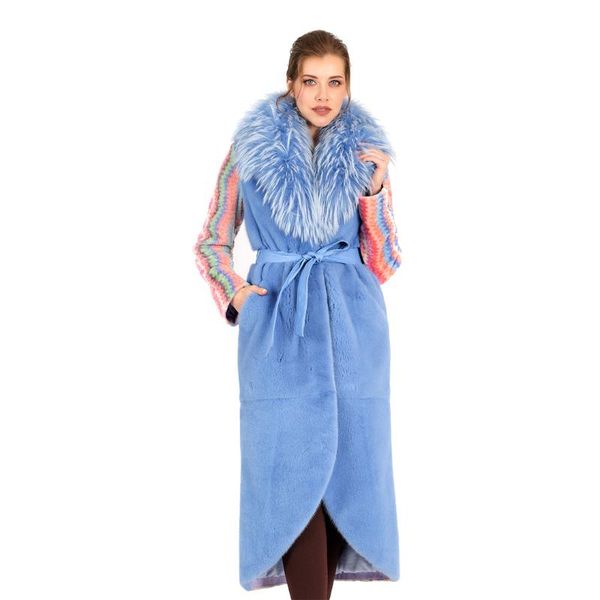 women's fur & faux modaqueen store women blue color lamb mink and raccoon accessory custom design coat 2008-m - geometrical pattern sea, Black
women's fur & faux modaqueen store women blue color lamb mink and raccoon accessory custom design coat 2008-m - geometrical pattern sea, Black
