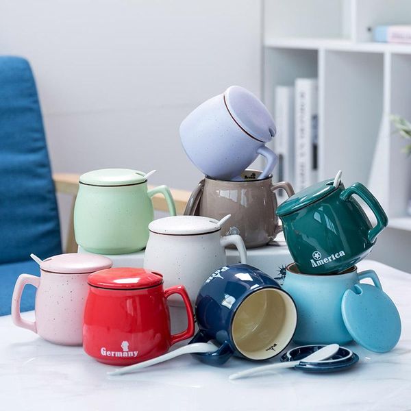 mugs creative ceramic mug gift office coffee milk cup tea cups with lid cute
mugs creative ceramic mug gift office coffee milk cup tea cups with lid cute