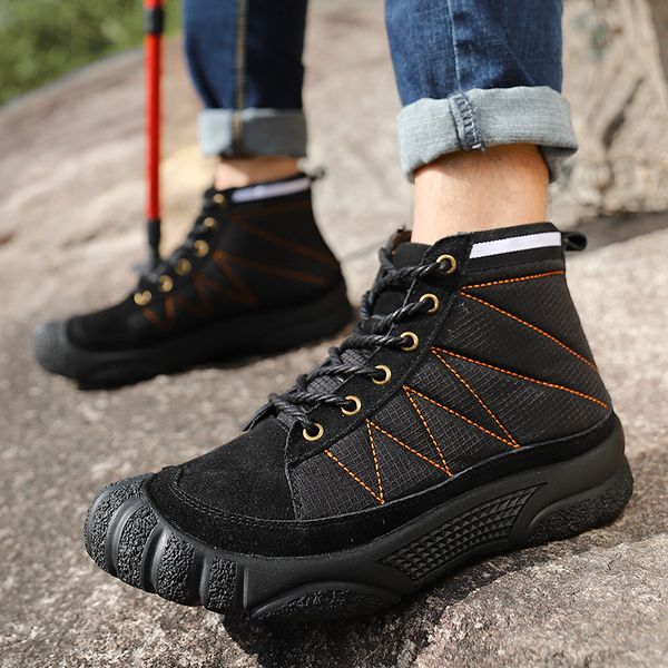 boots winter men fur snow lace up ankle inside casual shoes anti skid bottom warm waterproof ski shoe j2kt, Black
boots winter men fur snow lace up ankle inside casual shoes anti skid bottom warm waterproof ski shoe j2kt, Black