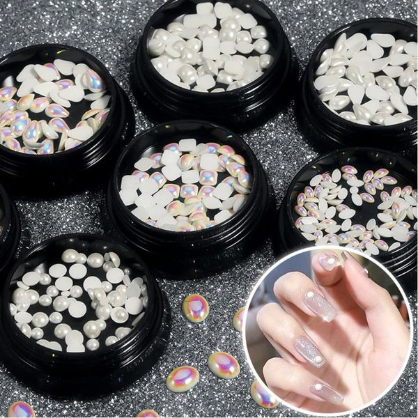nail art decorations mixed size white skills half pearl ab symphony flat back resin for diy mobile phone case/nail accessories, Silver;gold
nail art decorations mixed size white skills half pearl ab symphony flat back resin for diy mobile phone case/nail accessories, Silver;gold
