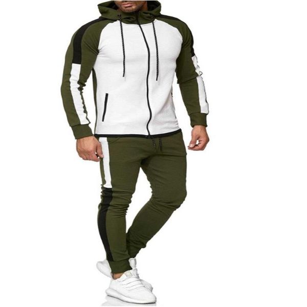 men's tracksuits fashion men set zipper hoodies+pants sets male tracksuit casual slim fit sportswear brand sweat shirts clothing, Gray
men's tracksuits fashion men set zipper hoodies+pants sets male tracksuit casual slim fit sportswear brand sweat shirts clothing, Gray