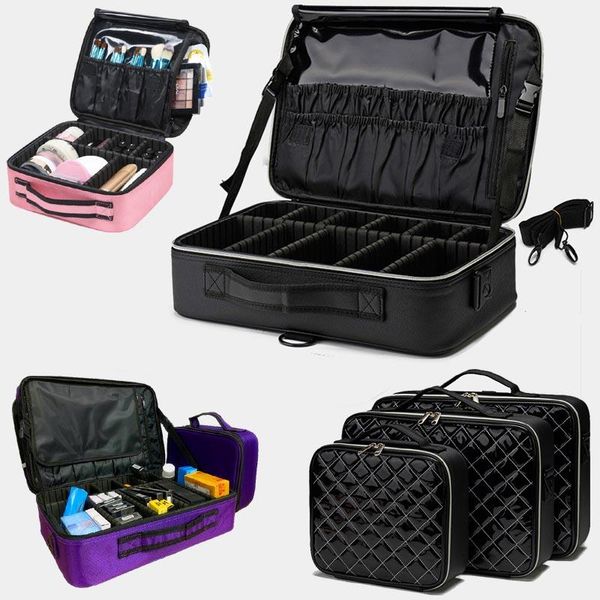professional makeup organizer cosmetic case bolso mujer bag pu large capacity storage multilayer suitcase bags & cases
professional makeup organizer cosmetic case bolso mujer bag pu large capacity storage multilayer suitcase bags & cases
