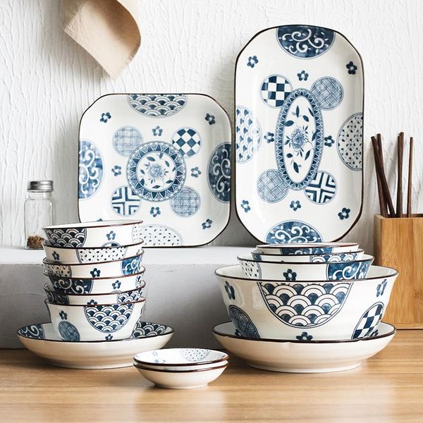 bowls japanese-style ceramic bowl blue and white porcelain plates cute soup rice ramen household tableware
bowls japanese-style ceramic bowl blue and white porcelain plates cute soup rice ramen household tableware