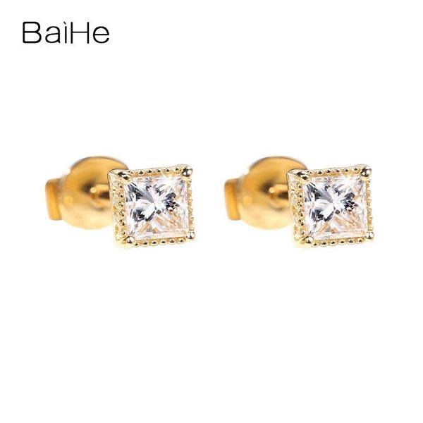 stud baihe solid 14k yellow gold h/si natural diamonds earrings engagement fine jewelry square women man aretes, Golden;silver
stud baihe solid 14k yellow gold h/si natural diamonds earrings engagement fine jewelry square women man aretes, Golden;silver
