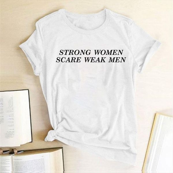 Feminism And Women Strong Scare Mens T Shirt Weak Ptrint Summer Loose Woman Shirts Short Sleeve Graphic Tee, White;black
Feminism And Women Strong Scare Mens T Shirt Weak Ptrint Summer Loose Woman Shirts Short Sleeve Graphic Tee, White;black