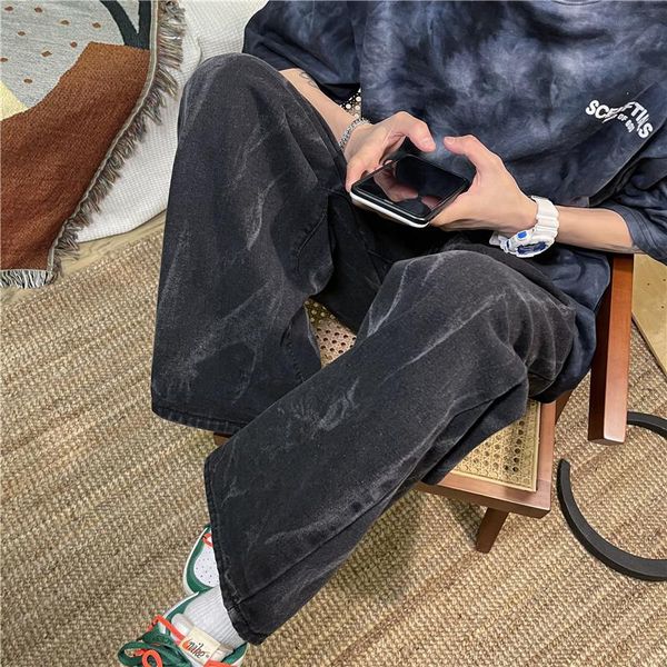 men's jeans men denim trousers classic cargo pocket blue black male casual pants fashion wide leg pant baggy homme man's loose
men's jeans men denim trousers classic cargo pocket blue black male casual pants fashion wide leg pant baggy homme man's loose