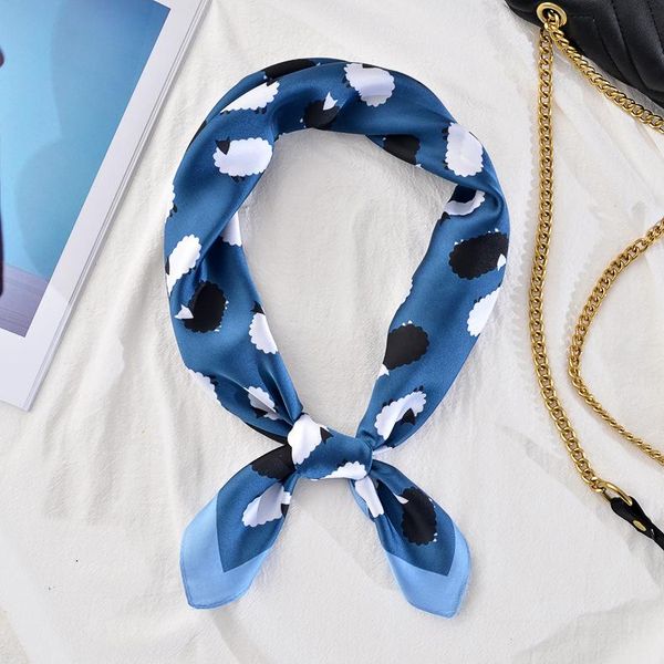 scarves royalmaybe fashion small scarf decorative headband female print square, Blue;gray
scarves royalmaybe fashion small scarf decorative headband female print square, Blue;gray