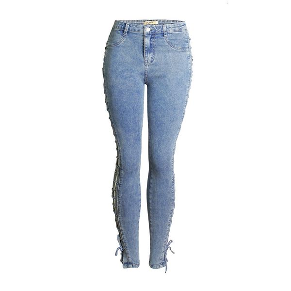 jeans ladies denim trousers cross-leg straps slim slimming slim-fit tethered jeans tide, Blue
jeans ladies denim trousers cross-leg straps slim slimming slim-fit tethered jeans tide, Blue