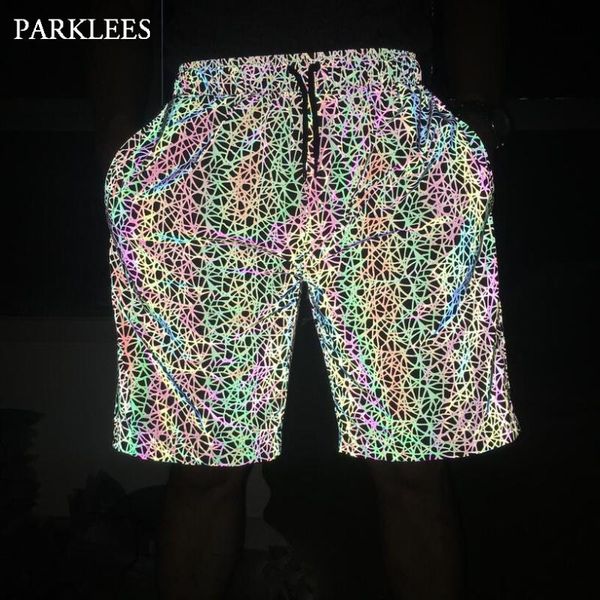 colorful reflective shorts men brand hip hop veins dance short pants harajuku night sporting shiny bermuda masculino men's, White;black
colorful reflective shorts men brand hip hop veins dance short pants harajuku night sporting shiny bermuda masculino men's, White;black