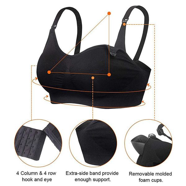 maternity intimates nursing bra for pregnant breastfeeding voedings bh soutien maternidad esoutien gorge allaitement alt paltarlari, White
maternity intimates nursing bra for pregnant breastfeeding voedings bh soutien maternidad esoutien gorge allaitement alt paltarlari, White