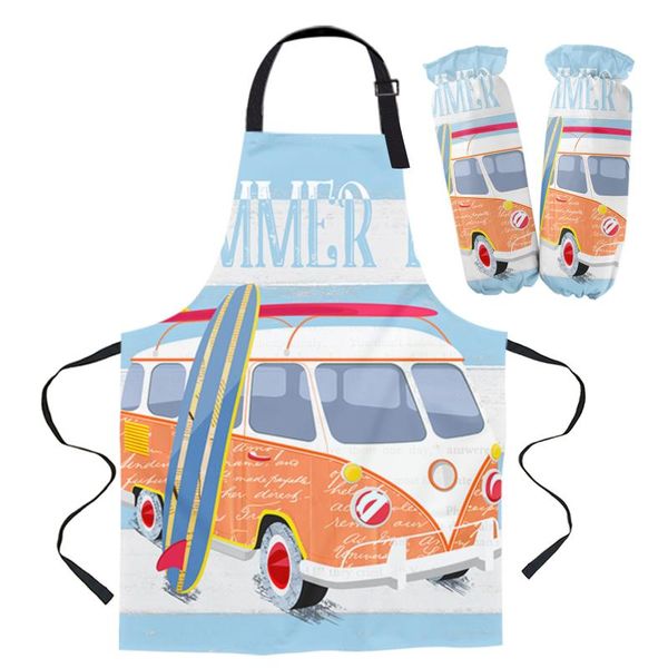 aprons bus surfboard summer beach apron kitchen household cleaning barber baking accessories for woman
aprons bus surfboard summer beach apron kitchen household cleaning barber baking accessories for woman