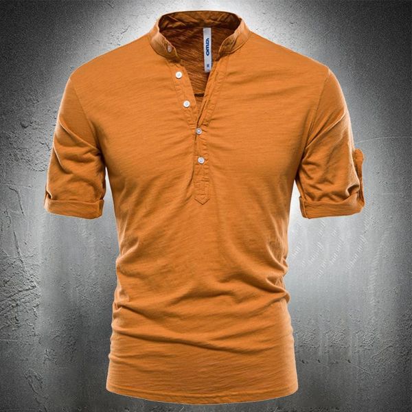 men's summer tshirt stand collar v-neck blouse men half sleeve t shirt fashion clothing breathable solid color tee t-shirts, White;black
men's summer tshirt stand collar v-neck blouse men half sleeve t shirt fashion clothing breathable solid color tee t-shirts, White;black