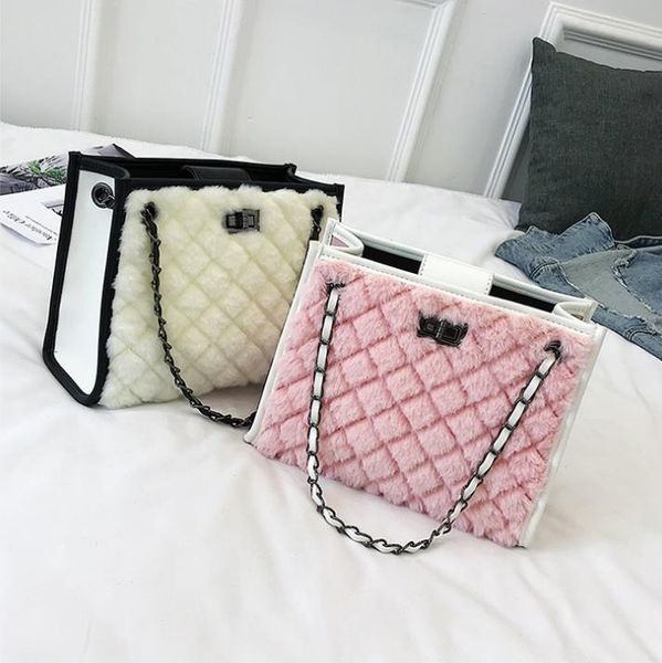 autumn/winter furry bag western style rhombus chain crossbody fashion one-shoulder large-capacity female bags
autumn/winter furry bag western style rhombus chain crossbody fashion one-shoulder large-capacity female bags