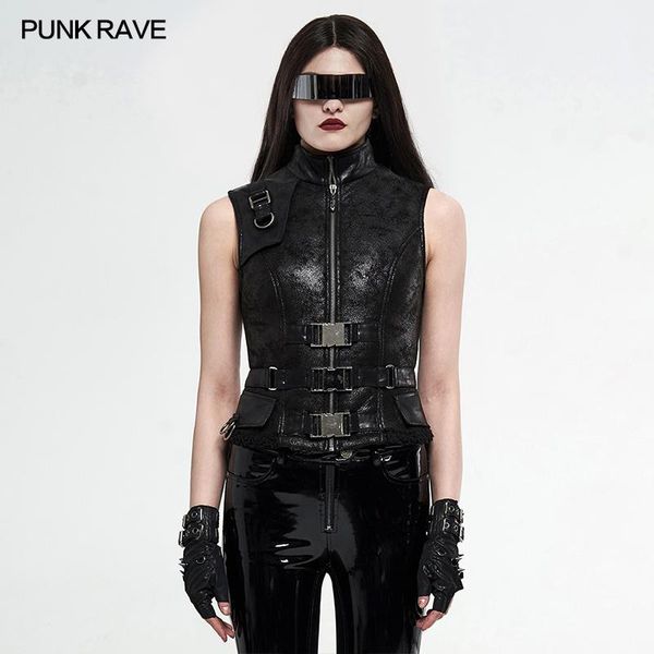 women's vests punk rave handsome crack waistcoat gothic slim irregular shoulder stage performance vest women clothes, Black;white
women's vests punk rave handsome crack waistcoat gothic slim irregular shoulder stage performance vest women clothes, Black;white