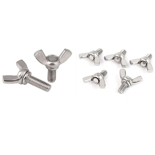 10mm 1mm pitch 304 stainless steel wing bolt butterfly screw silver tone 5pcs & m6 20mm storage bags
10mm 1mm pitch 304 stainless steel wing bolt butterfly screw silver tone 5pcs & m6 20mm storage bags