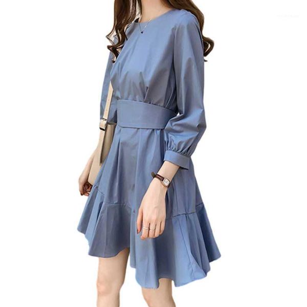 casual dresses solid lace-up bow dress women a-line ruffles stitching hem short spring autumn o-neck long sleeve with shashes 4xl, Black;gray
casual dresses solid lace-up bow dress women a-line ruffles stitching hem short spring autumn o-neck long sleeve with shashes 4xl, Black;gray