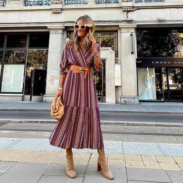 casual dresses autumn fashion pattern print women long dress v-neck bohe vintage party sleeve 2022 spring pleat maxi, Black;gray
casual dresses autumn fashion pattern print women long dress v-neck bohe vintage party sleeve 2022 spring pleat maxi, Black;gray