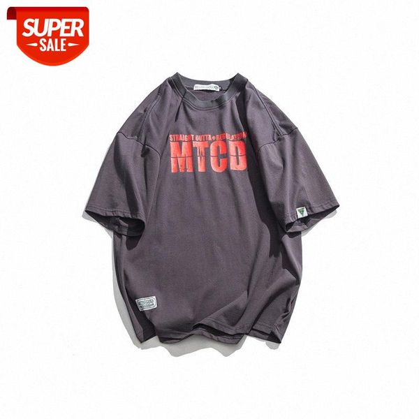 20 summer short-sleeved students half-sleeved retro tee loose print youth flow shirt men #es06, White;black
20 summer short-sleeved students half-sleeved retro tee loose print youth flow shirt men #es06, White;black